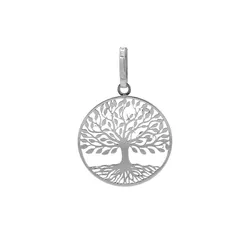 Pingente De Ouro Branco 18k Arvore da Vida Vazado/... - Fábrica do Ouro ®️