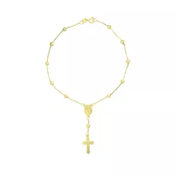 Pulseira De Ouro 18k Terço De Mão Veneziana Com 19... - FÁBRICA DO OURO - ATACADO
