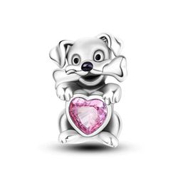 Berloque De Prata 925 Cachorrinho - 203845 - Fábrica do Ouro ®️