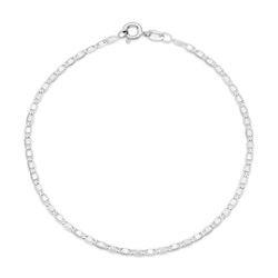 Pulseira De Prata 925 Piastrine De 2,4mm Com 20cm ... - Fábrica do Ouro ®️