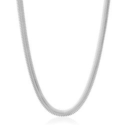 Corrente De Prata 925 Lacraia De 3,3mm Com 50cm - ... - Fábrica do Ouro ®️