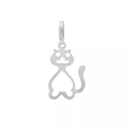 Pingente De Prata 925 Gatinho - 204035 - Fábrica do Ouro ®️