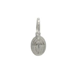 Pingente De Prata 925 Medalha Milagrosa - 204043 - Fábrica do Ouro ®️