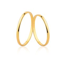 Aliança em Ouro - CM-15 - Fabrica das Alianças Jundiai
