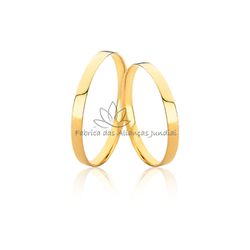 Aliança Barata de Ouro 18k - MM-132 - Fabrica das Alianças Jundiai