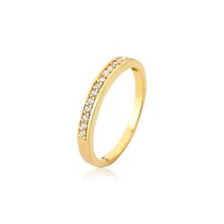 Anel Aparador em Ouro 18k - JP-26 - Fabrica das Alianças Jundiai