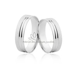 Alianças Em Ouro 10k Diamantadas - JE-604-B-10K - Fabrica das Alianças Jundiai