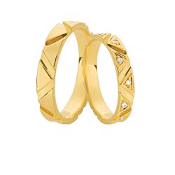 Aliança em Ouro 18K - CB-31 - Fabrica das Alianças Jundiai