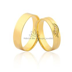 Aliança em Ouro 18K em Cajamar - JN-400 - Fabrica das Alianças Jundiai
