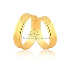 Aliança Em Ouro 10k Com Centro Diamantado - JE-577-10k - Fabrica das Alianças Jundiai