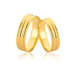 Aliança em Ouro 18K - D-89 - Fabrica das Alianças Jundiai