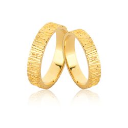 Aliança Exclusiva em Ouro 18K - JN-518 - Fabrica das Alianças Jundiai