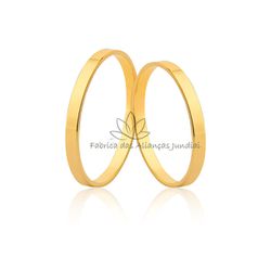 Aliança Em Ouro 10k Reta - J-20-10k - Fabrica das Alianças Jundiai