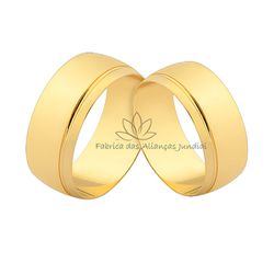 Aliança Em Ouro 18k Para Noivado - CM-173 - Fabrica das Alianças Jundiai
