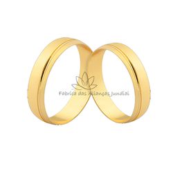 Alianças Em Ouro 18k Para Noivado - CM-166 - Fabrica das Alianças Jundiai