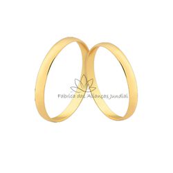 Alianças Polidas Em Ouro 18k - CM-125 - Fabrica das Alianças Jundiai