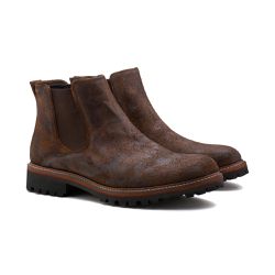 Bota Masculina SALATIEL Washed Conhaque - Factum Shoes