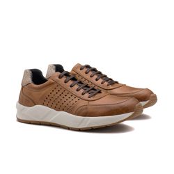Sneakers Masculino ELÍSIO Whisky/Gelo - Factum Shoes