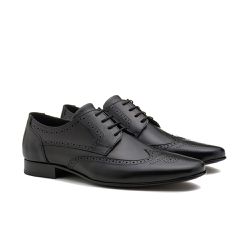 Sapato Social Masculino RUSSELL Preto - Factum Shoes
