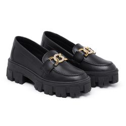 Mocassim feminino preto 311 - 311 - DROP FALCUCCI