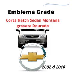 Emblema Gm Grade Dianteira Corsa Montana 2002 a 20... - Fastcarplace