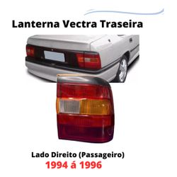 Lanterna Traseira Vectra 1994 a 1996 - 477 - Fastcarplace