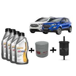 Kit troca de óleo + filtro de óleo + filtro de com... - Fastcarplace