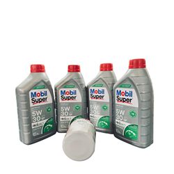 kit óleo motor 5w30 API SN sintético + filtro lubr... - Fastcarplace