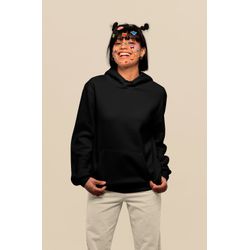 Moletom Canguru Feminino Preto - F Brazil Store