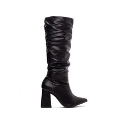 Bota Franzida Feminina Preto - F Brazil Store