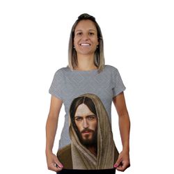 Baby Look-Jesus Cristo Manto.BLA105 - BLA105 - Face de Cristo | Moda Cristã