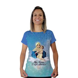 Baby Look-Mãe Rainha.BLA297 - BLA297 - Face de Cristo | Moda Cristã