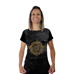 Baby Look-Medalha São Bento.BLA239 - BLA239 - Face de Cristo | Moda Cristã