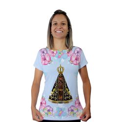 Baby Look-N.Sª Aparecida.BLA009 - BLA009 - Face de Cristo | Moda Cristã