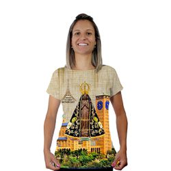 Baby Look-N.Sª Aparecida.BLA027 - BLA027 - Face de Cristo | Moda Cristã
