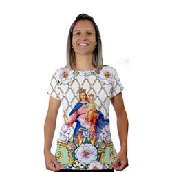 Baby Look-N.Sª Auxiliadora.BLA254 - BLA254 - Face de Cristo | Moda Cristã