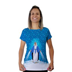 Baby Look-N.Sª das Graças.BLA056 - BLA056 - Face de Cristo | Moda Cristã
