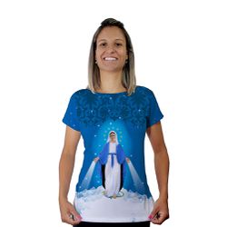 Baby Look-N.Sª das Graças.BLA057 - BLA057 - Face de Cristo | Moda Cristã