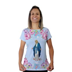 Baby Look-N.Sª das Graças.BLA077 - BLA077 - Face de Cristo | Moda Cristã