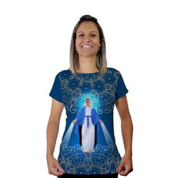 Baby Look-N.Sª das Graças.BLA145 - BLA145 - Face de Cristo | Moda Cristã