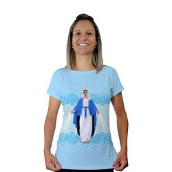 Baby Look-N.Sª das Graças.BLA192 - BLA192 - Face de Cristo | Moda Cristã