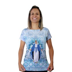 Baby Look-N.Sª das Graças.BLA215 - BLA215 - Face de Cristo | Moda Cristã