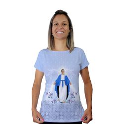 Baby Look-N.Sª das Graças.BLA408 - BLA408 - Face de Cristo | Moda Cristã
