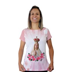 Baby Look-N.Sª de Fátima.BLA071 - BLA071 - Face de Cristo | Moda Cristã