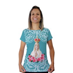 Baby Look-N.Sª de Fátima.BLA113 - BLA113 - Face de Cristo | Moda Cristã