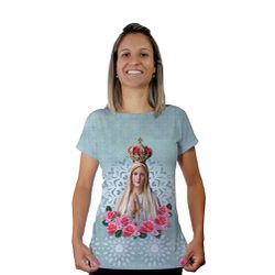 Baby Look-N.Sª de Fátima.BLA162 - BLA162 - Face de Cristo | Moda Cristã