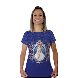 Baby Look-N.Sª de Fátima.BLA177 - BLA177 - Face de Cristo | Moda Cristã
