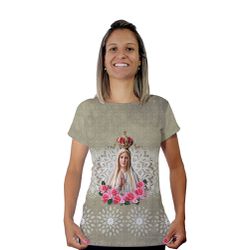Baby Look-N.Sª de Fátima.BLA273 - BLA273 - Face de Cristo | Moda Cristã
