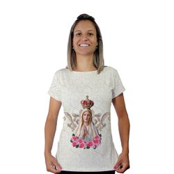 Baby Look-N.Sª de Fátima.BLA401 - BLA401 - Face de Cristo | Moda Cristã