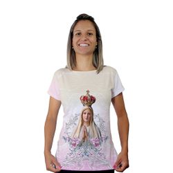 Baby Look-N.Sª de Fátima.BLA402 - BLA402 - Face de Cristo | Moda Cristã